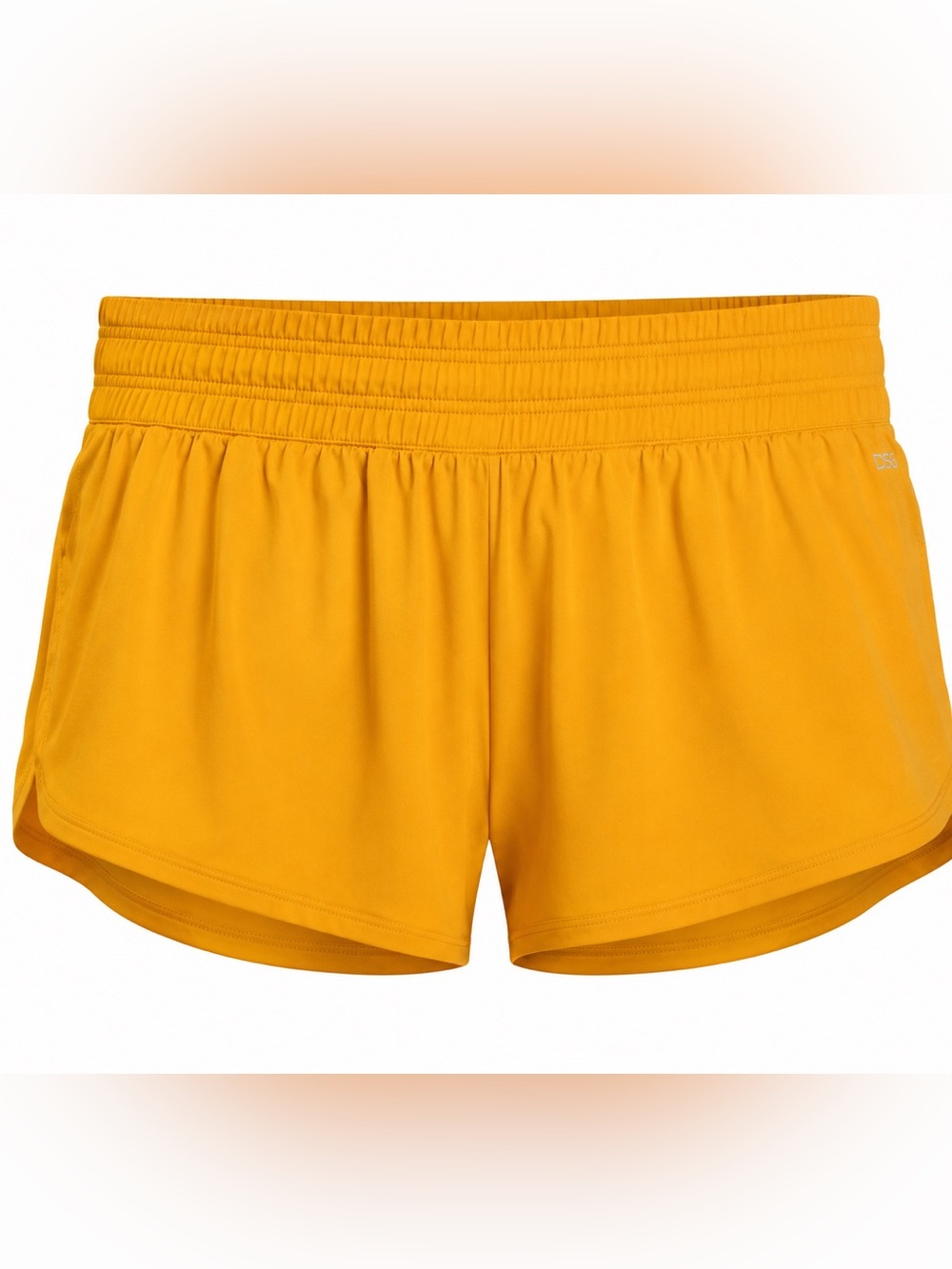 NEW DSG Stride 3" High Rise Gold Athletic Running Short Size S Activewear